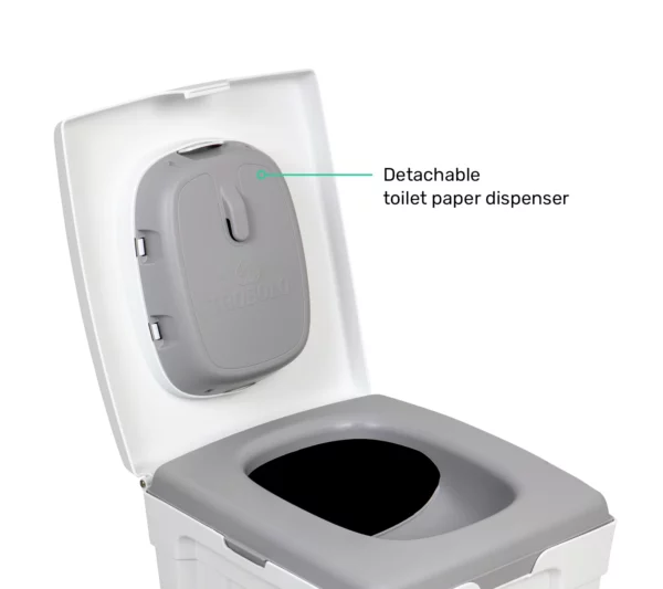 separating composting toilet WandaGO optional dispenser