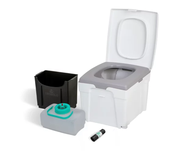 separating composting toilet WandaGO parts inside